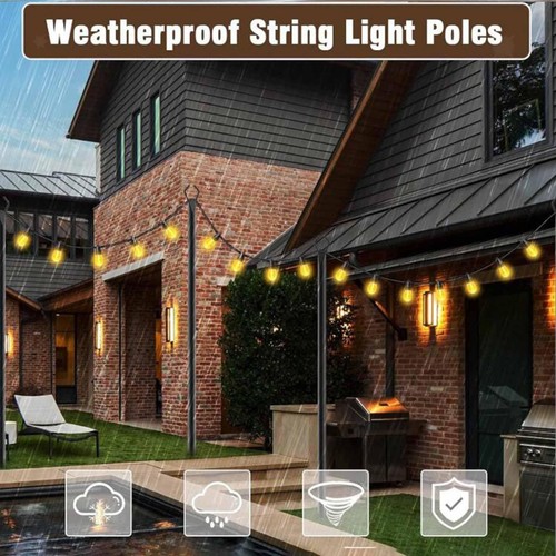 Lot poteaux lumineux pour - lot,