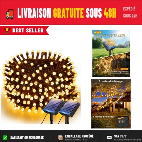 Guirlande solaire extérieur - solaire,